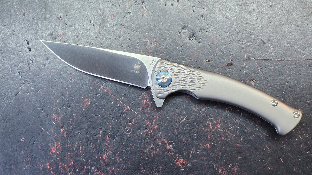 Kizer Sea Lion Titanium Handle S35VN Blade