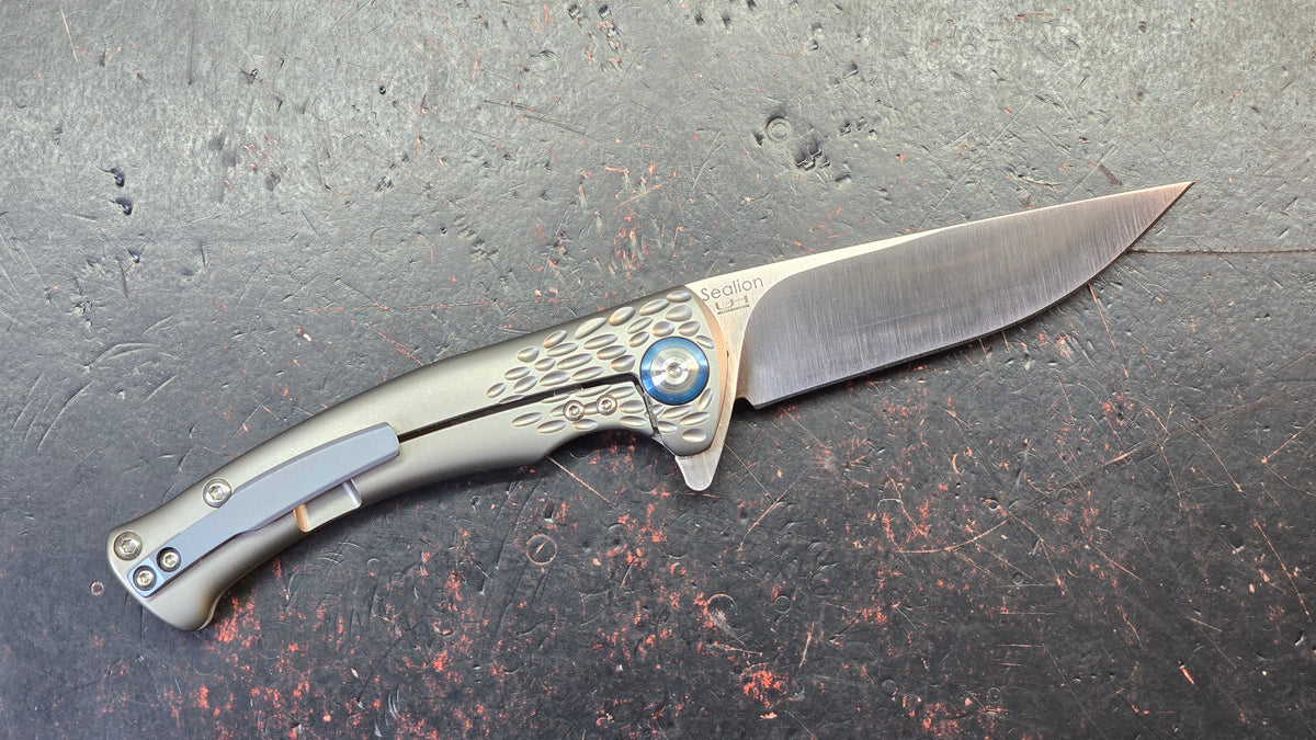 Kizer Sea Lion Titanium Handle S35VN Blade