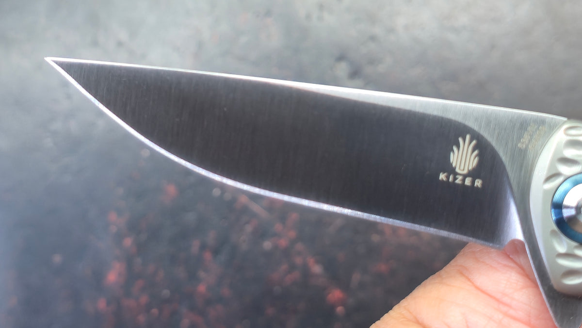 Kizer Sea Lion Titanium Handle S35VN Blade
