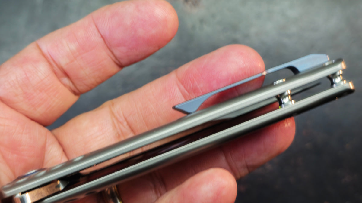Kizer Sea Lion Titanium Handle S35VN Blade