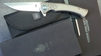 Kizer Sea Lion Titanium Handle S35VN Blade