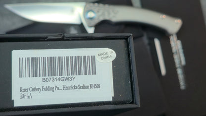 Kizer Sea Lion Titanium Handle S35VN Blade