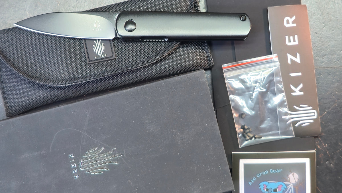 Kizer Feist Titanium Handle S35VN Blade