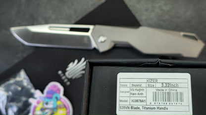 Kizer Beyond Titanium Handle S35VN Blade