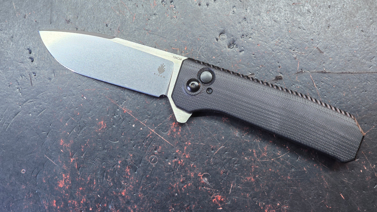Kizer Brat Integral G10 Handle 154CM Blade