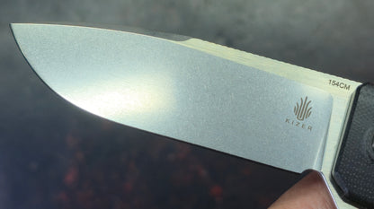 Kizer Brat Integral G10 Handle 154CM Blade