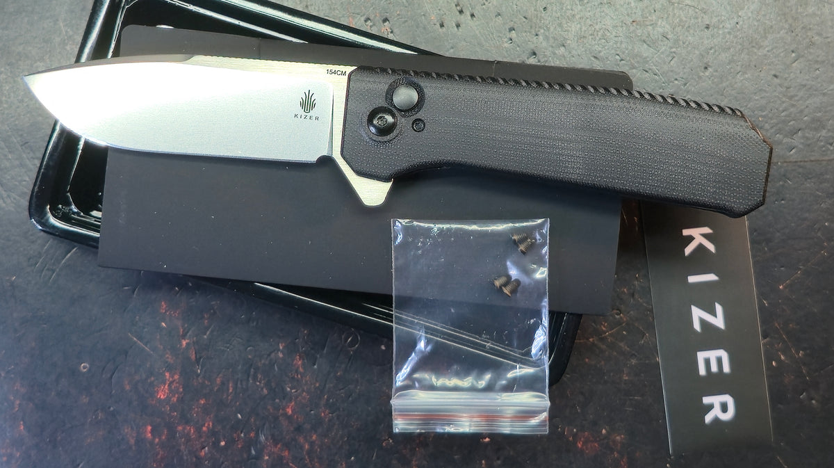 Kizer Brat Integral G10 Handle 154CM Blade