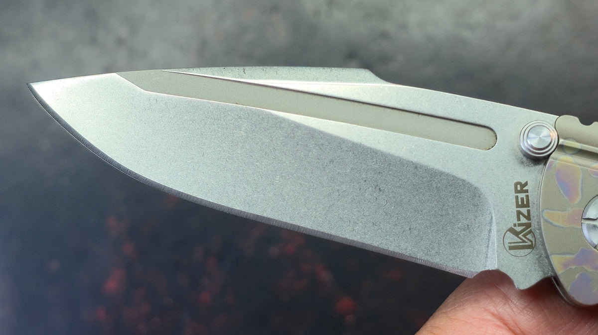 Kizer Ki412A2 Titanium Handle S35VN Blade
