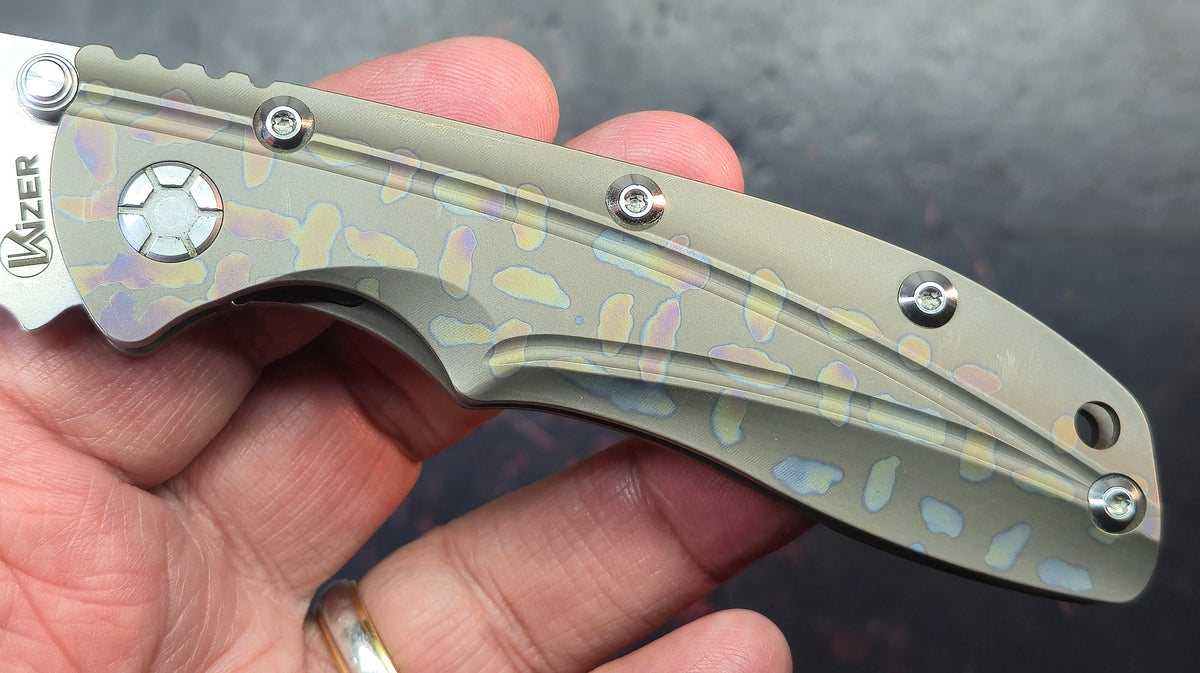 Kizer Ki412A2 Titanium Handle S35VN Blade