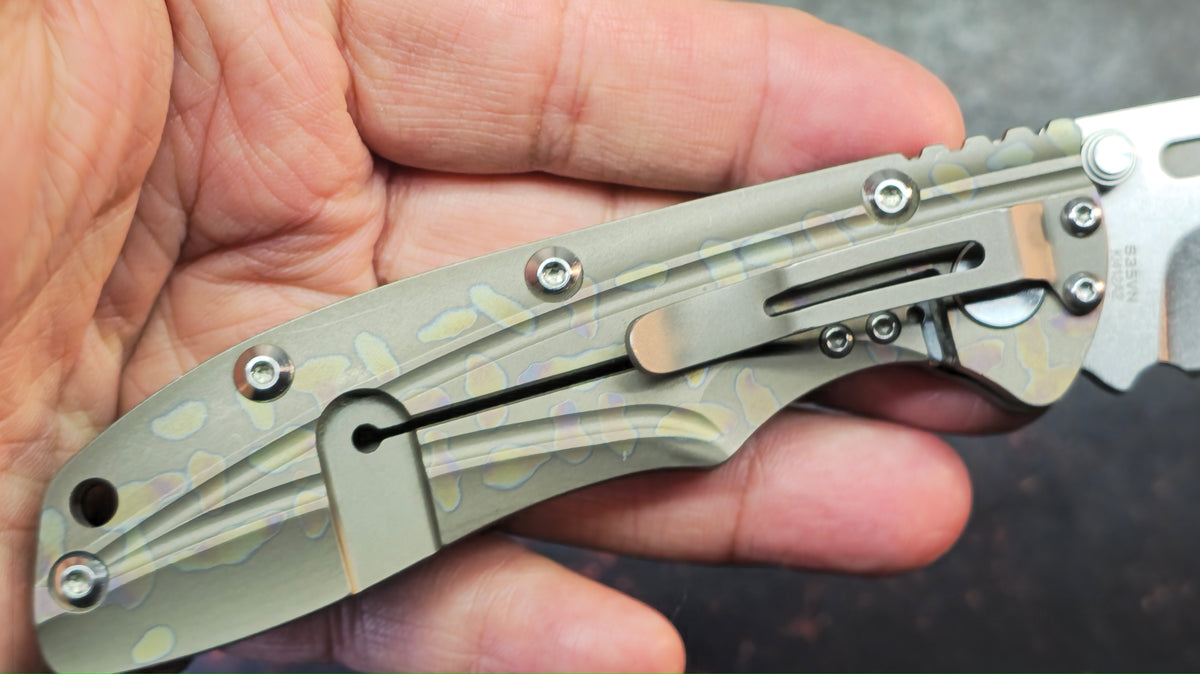 Kizer Ki412A2 Titanium Handle S35VN Blade