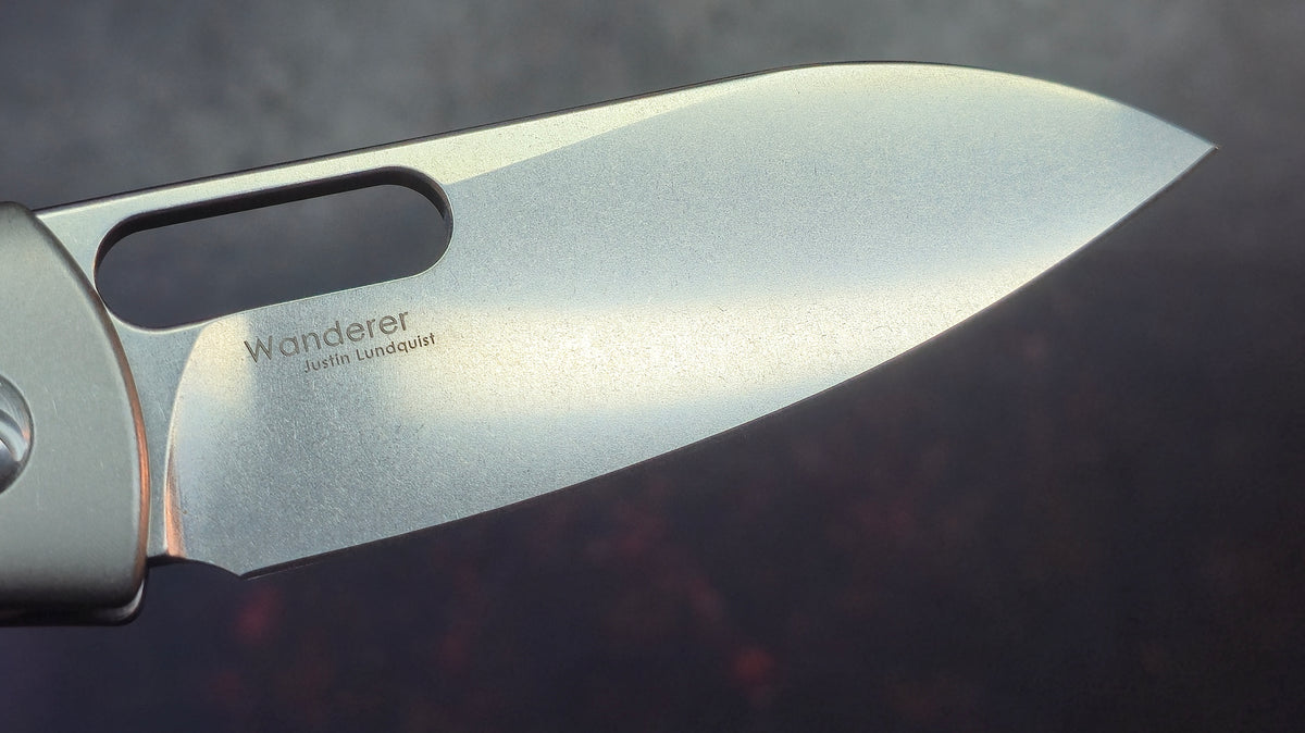 Kizer Wanderer Titanium Handle S35VN Blade