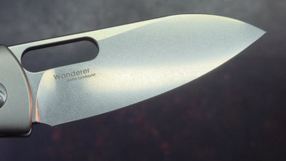 Kizer Wanderer Titanium Handle S35VN Blade