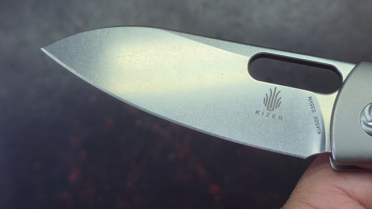 Kizer Wanderer Titanium Handle S35VN Blade