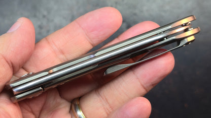 Kizer Wanderer Titanium Handle S35VN Blade