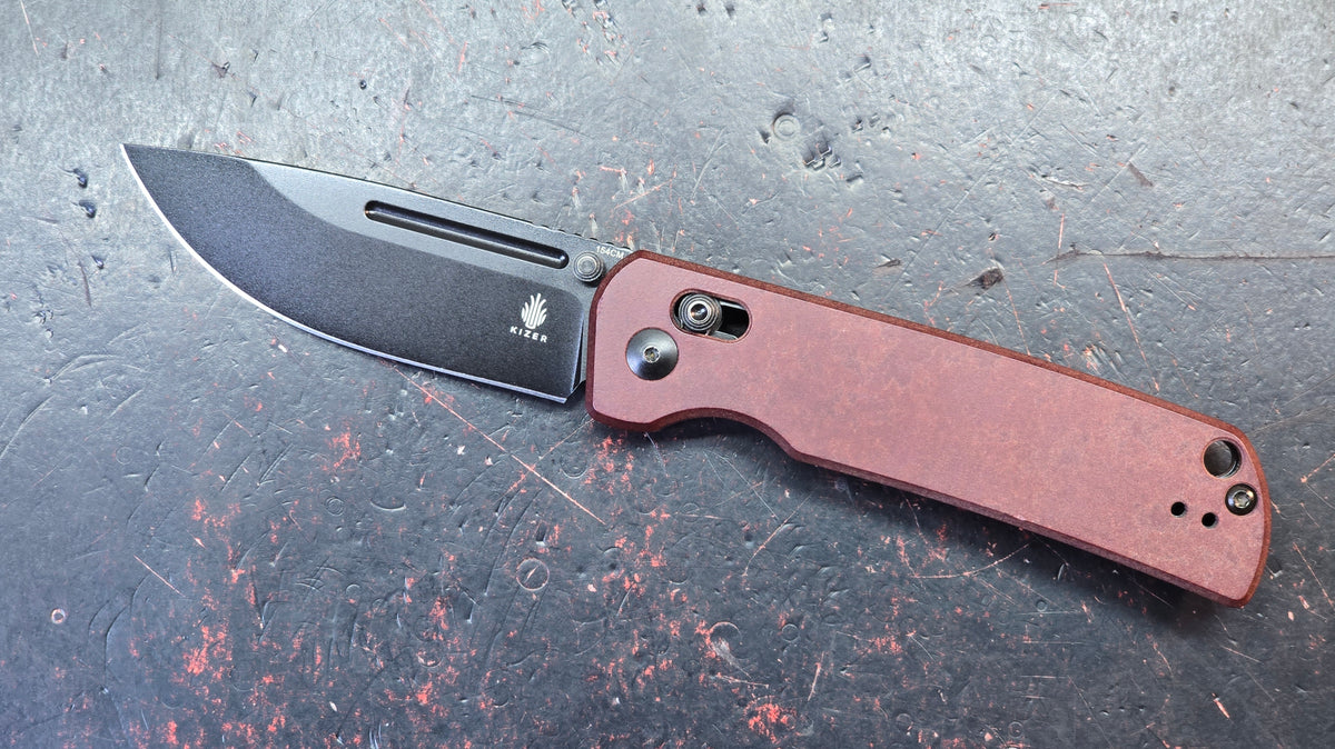 Kizer Escort Richlite Handle 154CM Blade