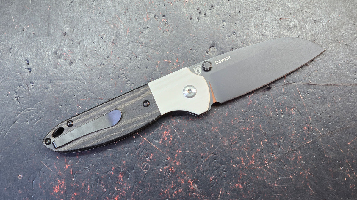 Kizer Deviant Micarta G10 Handle M390 Blade