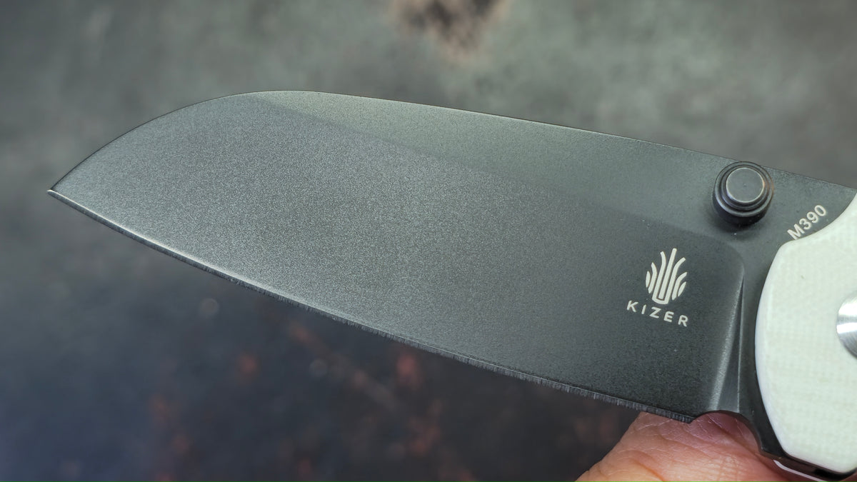 Kizer Deviant Micarta G10 Handle M390 Blade
