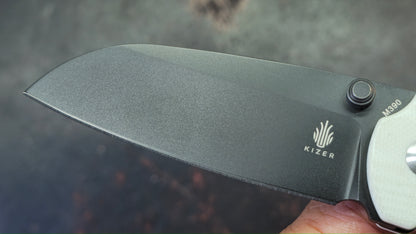 Kizer Deviant Micarta G10 Handle M390 Blade