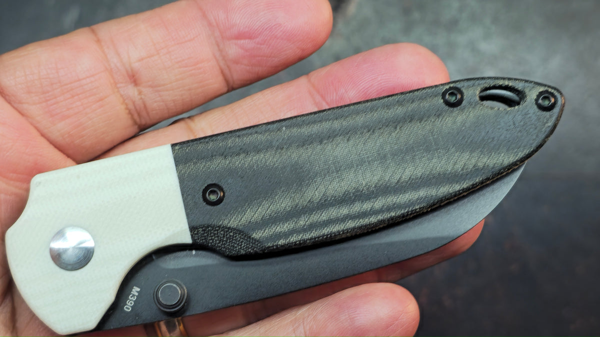 Kizer Deviant Micarta G10 Handle M390 Blade