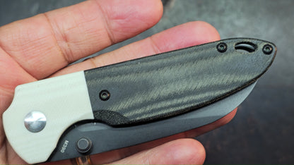 Kizer Deviant Micarta G10 Handle M390 Blade