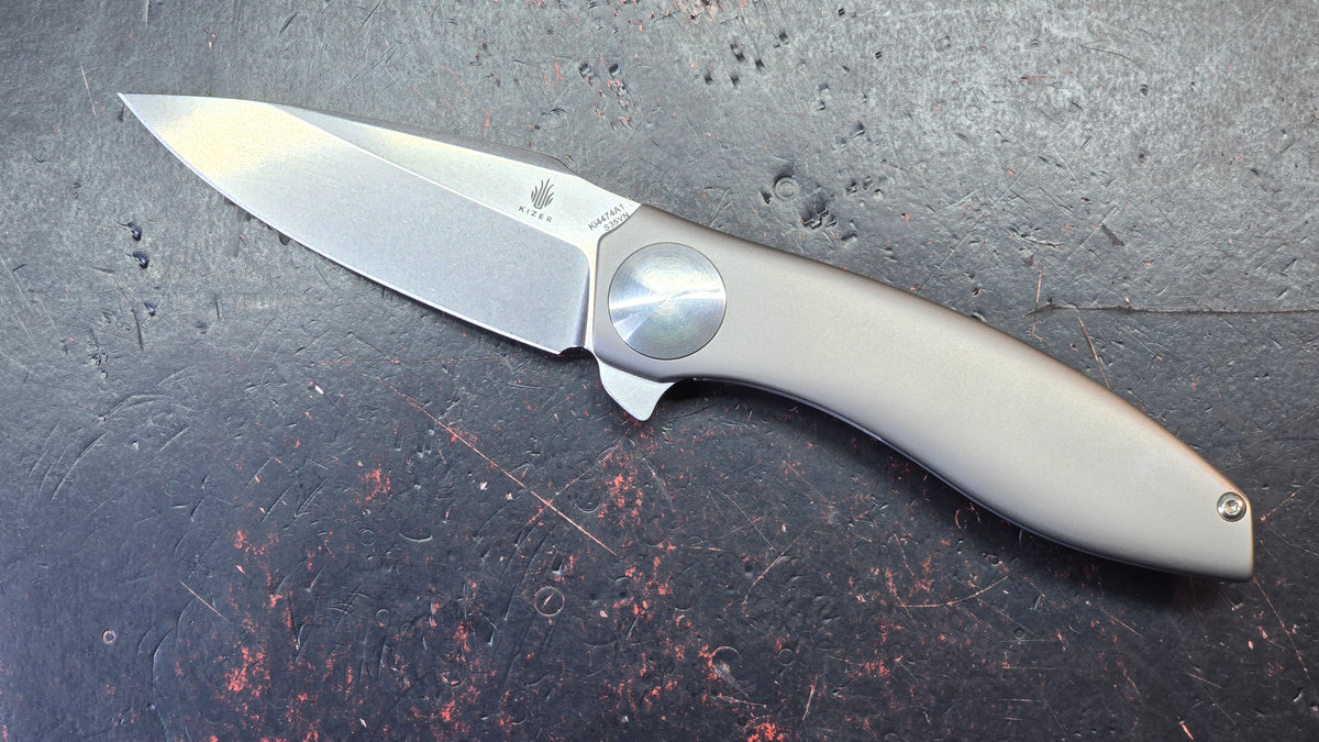 Kizer S.L.T. Titanium Handle S35VN Blade