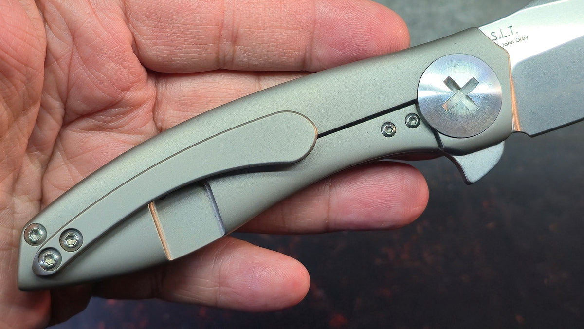 Kizer S.L.T. Titanium Handle S35VN Blade