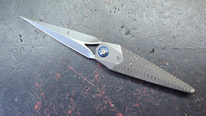 Kizer Soze Titanium Carbon Fiber Handle S35VN Blade