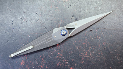 Kizer Soze Titanium Carbon Fiber Handle S35VN Blade