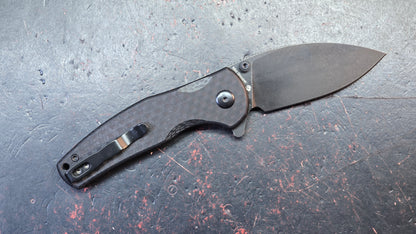 Kizer Mini Grouper Button Liner Lock G10 Handle Nitro V Blade