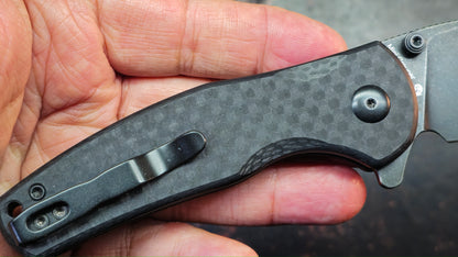 Kizer Mini Grouper Button Liner Lock G10 Handle Nitro V Blade