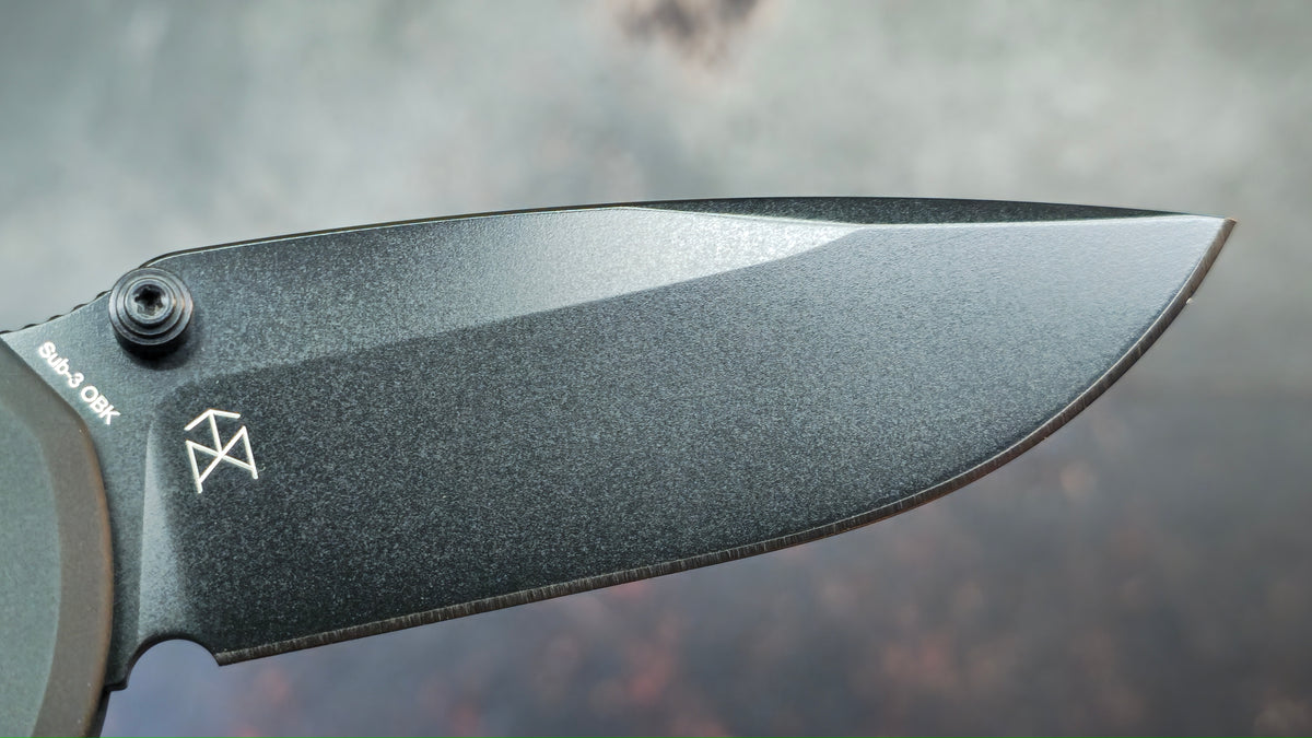 Kizer SUB-3 OBK Alum Handle 154CM Blade