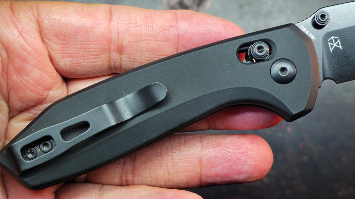 Kizer SUB-3 OBK Alum Handle 154CM Blade