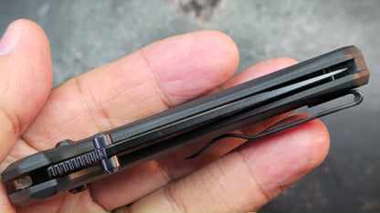Kizer SUB-3 OBK Alum Handle 154CM Blade