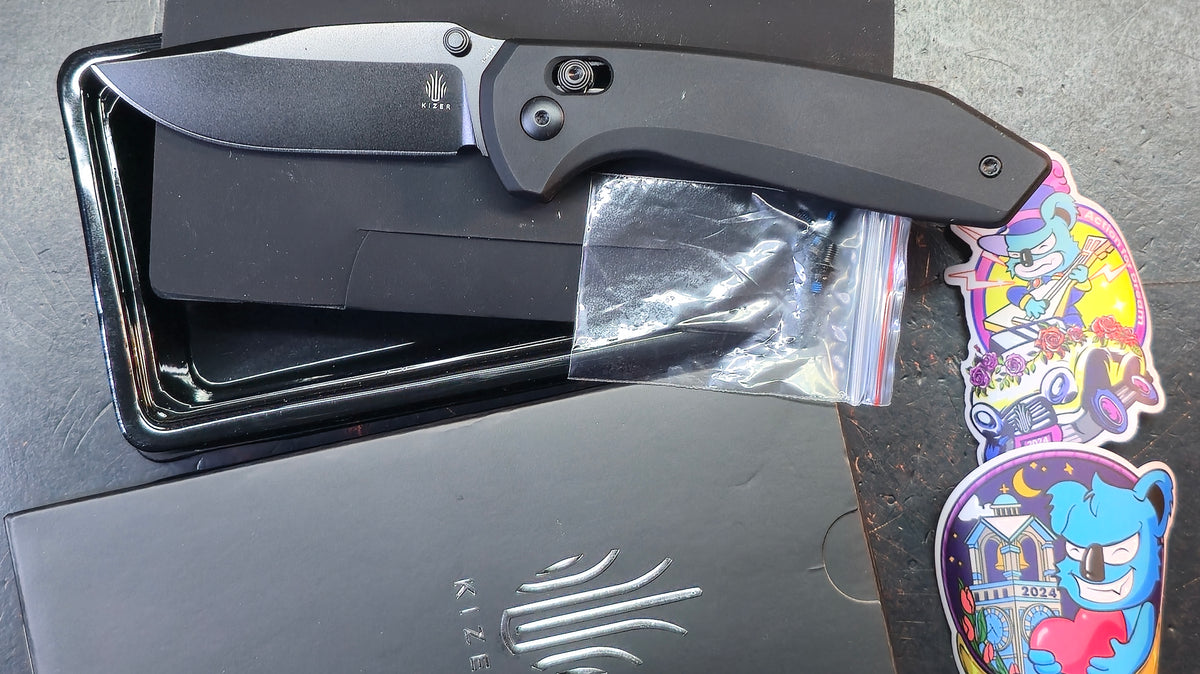 Kizer SUB-3 OBK Alum Handle 154CM Blade