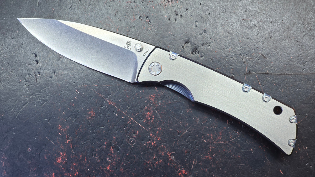 Kizer Ki4424A2 Titanium Handle S35VN Blade