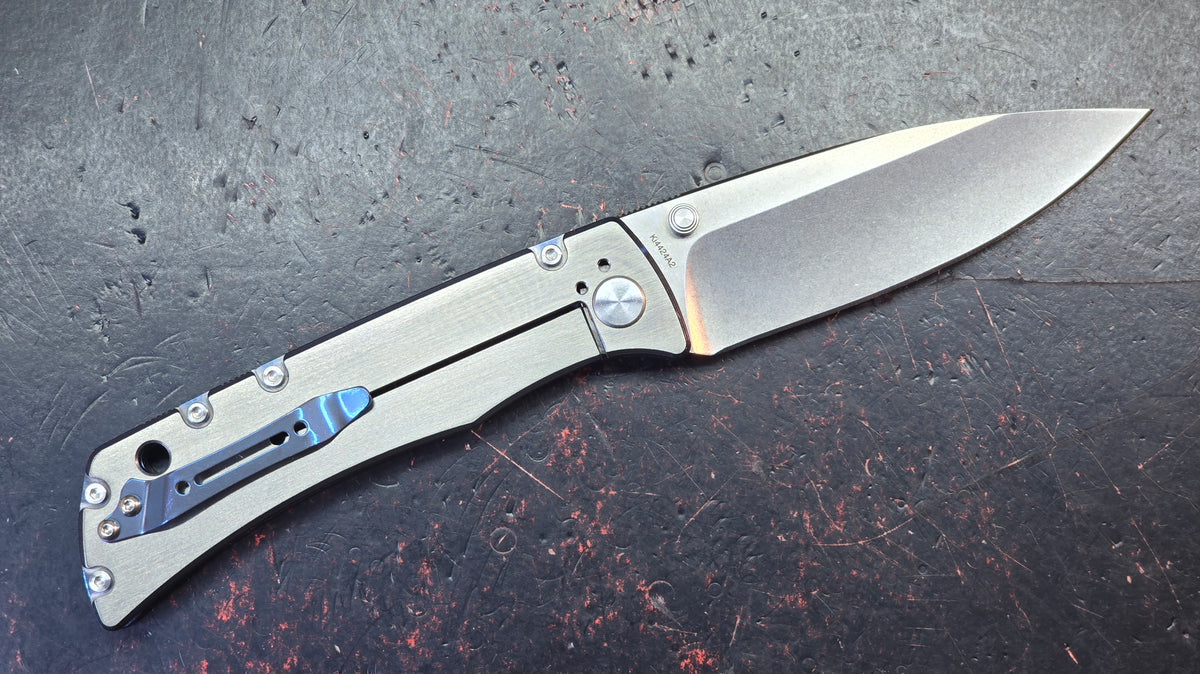 Kizer Ki4424A2 Titanium Handle S35VN Blade