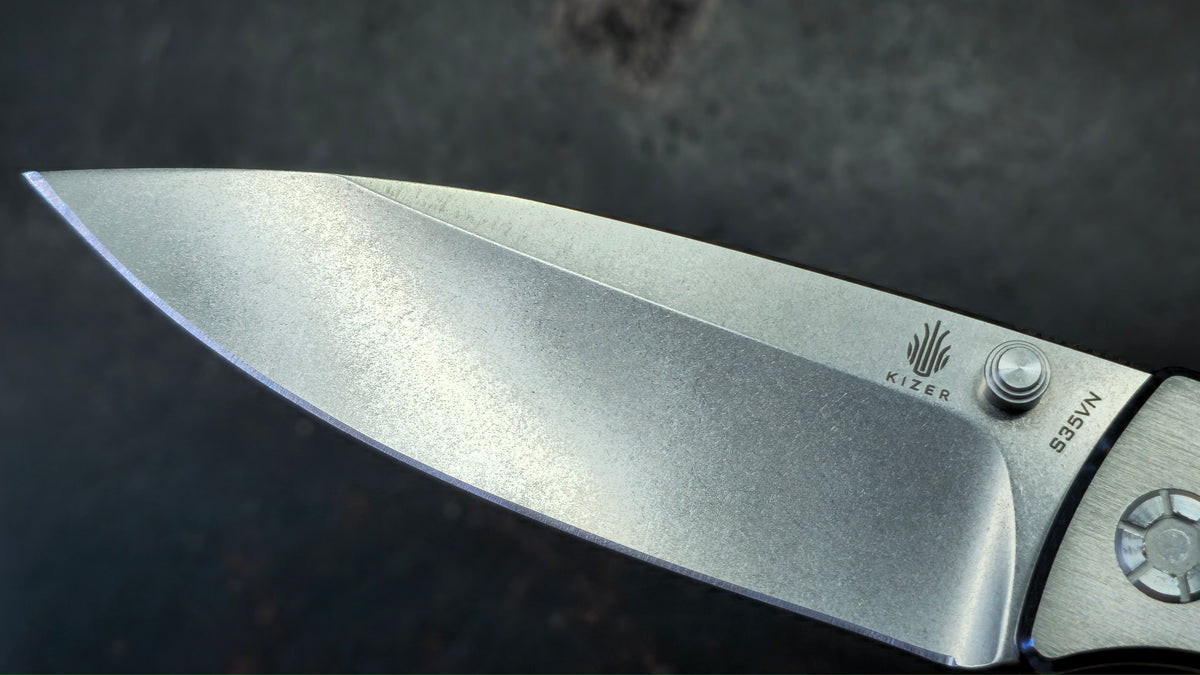 Kizer Ki4424A2 Titanium Handle S35VN Blade