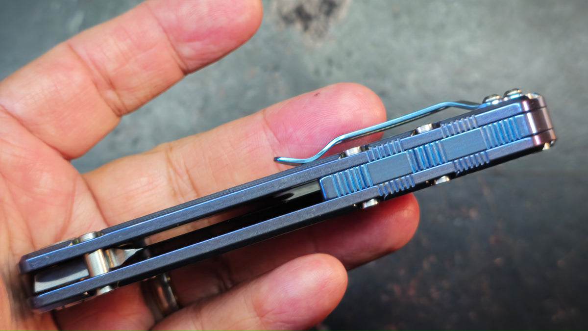 Kizer Ki4424A2 Titanium Handle S35VN Blade