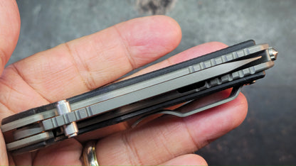 Kizer Ki4448 Titanium G10 Handle S35VN Blade