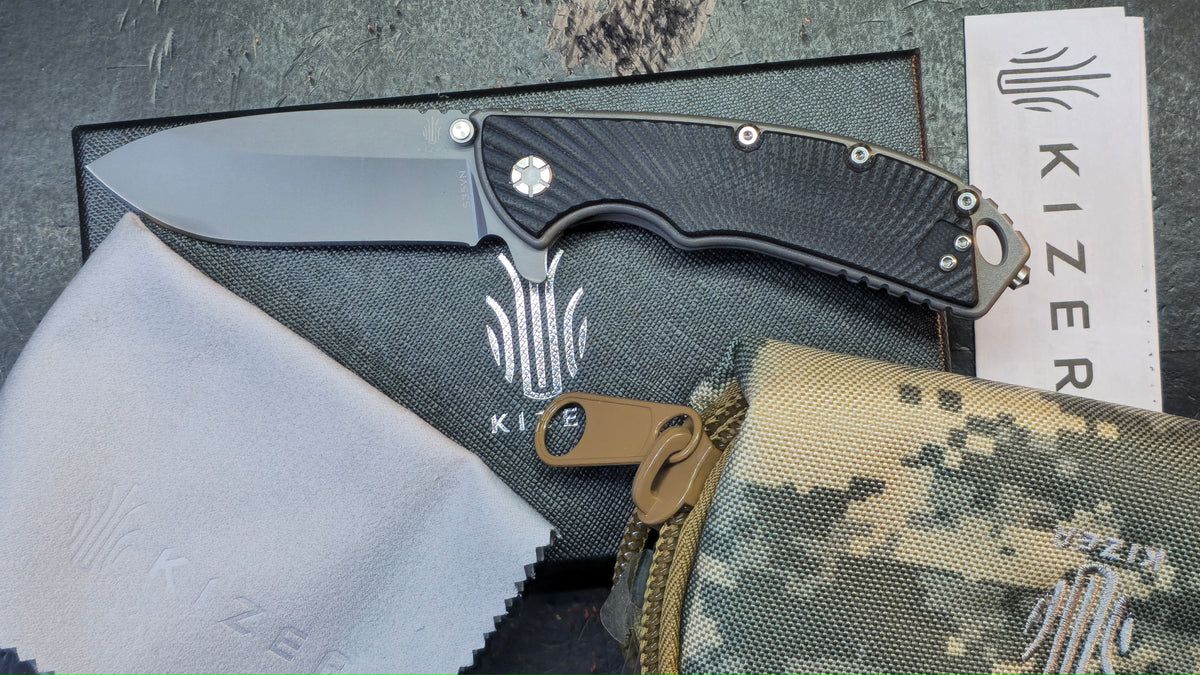 Kizer Ki4448 Titanium G10 Handle S35VN Blade