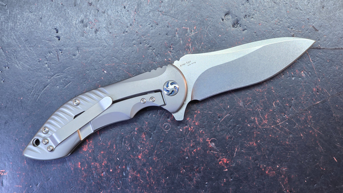 Kizer Alter Ego Titanium Handle S35VN Blade
