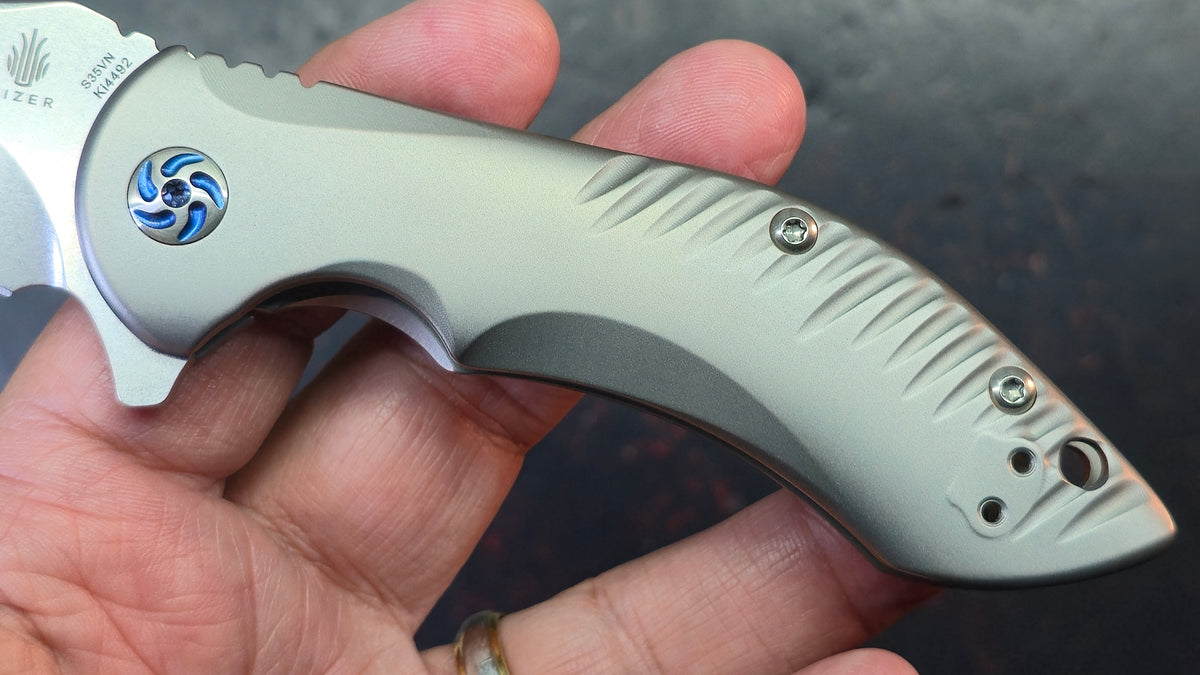 Kizer Alter Ego Titanium Handle S35VN Blade