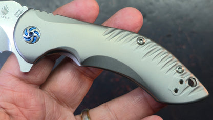 Kizer Alter Ego Titanium Handle S35VN Blade