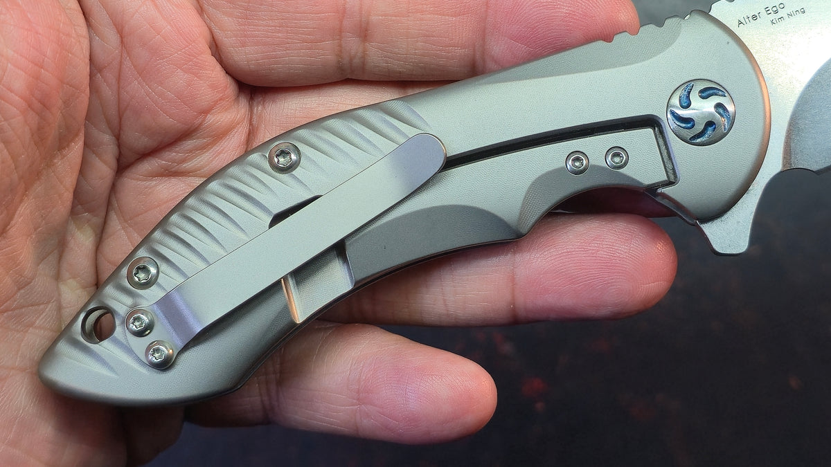 Kizer Alter Ego Titanium Handle S35VN Blade