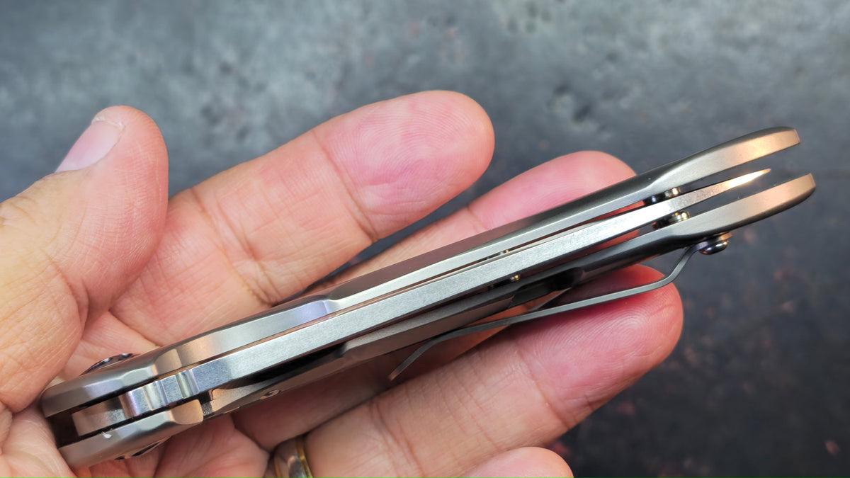 Kizer Alter Ego Titanium Handle S35VN Blade