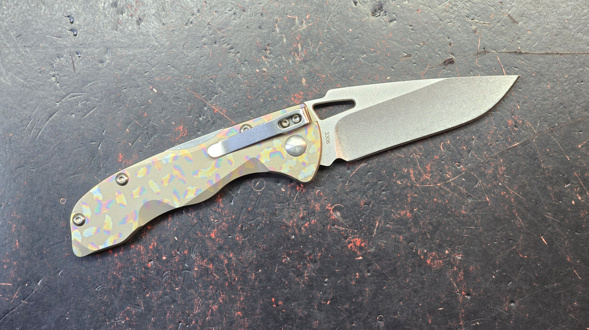 Kizer Ki3306 Titanium Handle AUS8 Blade