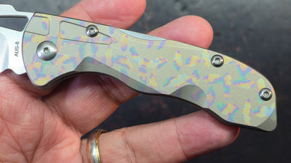 Kizer Ki3306 Titanium Handle AUS8 Blade