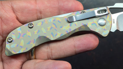 Kizer Ki3306 Titanium Handle AUS8 Blade