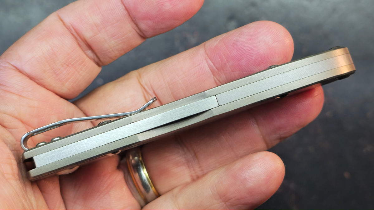 Kizer Ki3306 Titanium Handle AUS8 Blade