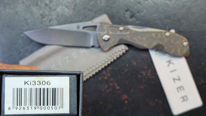 Kizer Ki3306 Titanium Handle AUS8 Blade